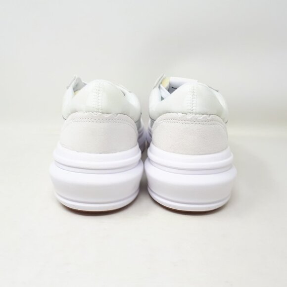 NWT Vans White Platform Sneakers Checkerboard White - Picture 6 of 12